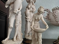 Lot 44 - lot harsbeelden: herdersjongen, herderin en naakte vrouw met - afbeelding 1 van  3
