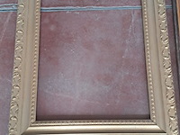 Lot 44 - set van 3 antieke fotolijsten barokke stijl - goudkleurig - afbeelding 2 van  4