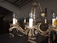 Lot 44 - vintage glazen luster - afbeelding 2 van  3