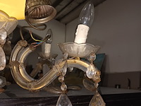 Lot 44 - vintage glazen luster - afbeelding 3 van  3