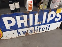 Lot 440 - emaille reclamebord philips - afbeelding 3 van  3