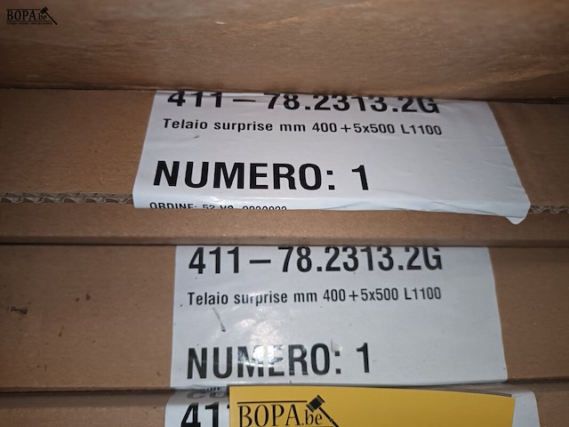 Lot 441 - metalen schuifsysteem. 5 stuks - afbeelding 2 van  3