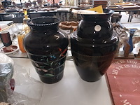 Lot 441 - vazen booms glas. 2 stuks - afbeelding 1 van  4