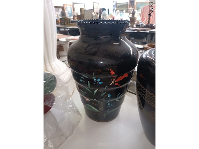 Lot 441 - vazen booms glas. 2 stuks - afbeelding 2 van  4