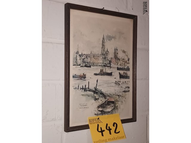 Lot 442 - kader antwerpen - afbeelding 2 van  2