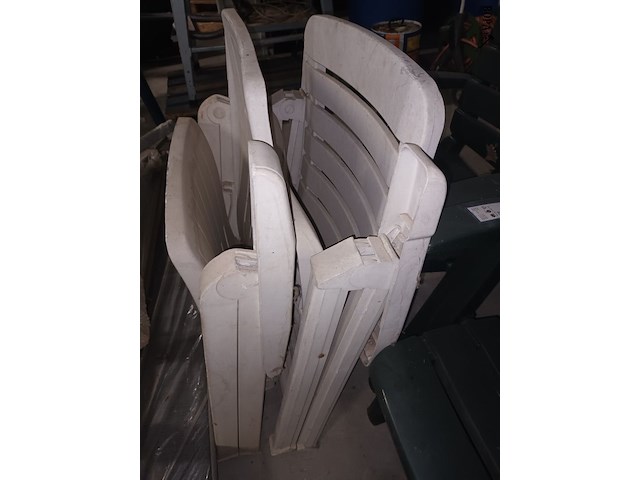 Lot 442 - verstelbare tuinstoelen. 2 stuks - afbeelding 2 van  3