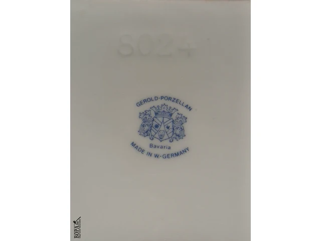 Lot 444 - antieke pot voor zout bavaria - afbeelding 3 van  5