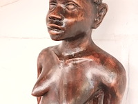 Lot 446 - afrikaans houten beeld - afbeelding 3 van  4