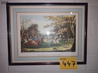 Lot 447 - kader engelse jacht - afbeelding 1 van  3