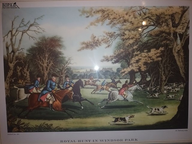 Lot 447 - kader engelse jacht - afbeelding 2 van  3