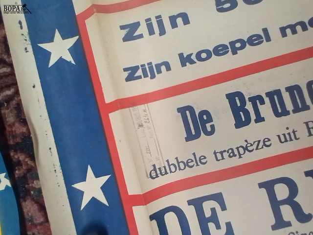 Lot 448 - circus affiches. 5 stuks - afbeelding 3 van  9