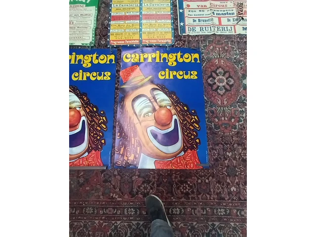 Lot 448 - circus affiches. 5 stuks - afbeelding 4 van  9