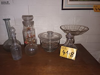Lot 448 - oud glaswerk. 7 stuks - afbeelding 1 van  4