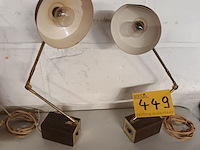 Lot 449 - bureaulamp. 2 stuks - afbeelding 1 van  6