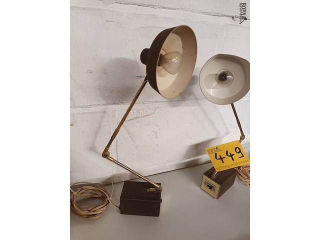 Lot 449 - bureaulamp. 2 stuks - afbeelding 2 van  6