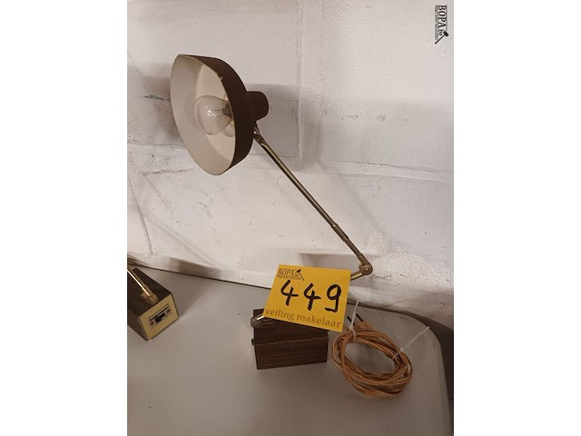 Lot 449 - bureaulamp. 2 stuks - afbeelding 3 van  6