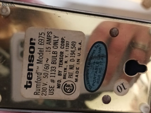 Lot 449 - bureaulamp. 2 stuks - afbeelding 6 van  6