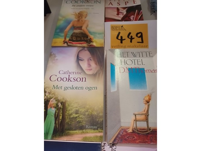 Lot 449 - leesboeken en romans. 10 stuks - afbeelding 3 van  4