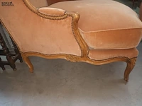 Lot 45 - antieke bergère zetel - afbeelding 2 van  5