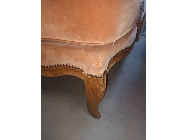 Lot 45 - antieke bergère zetel - afbeelding 4 van  5