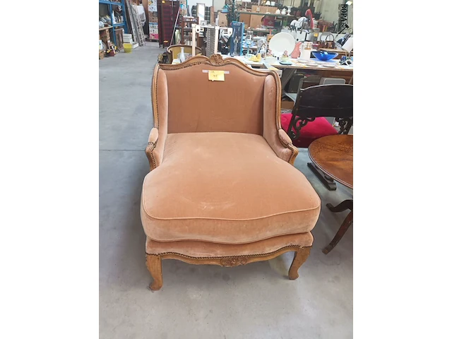 Lot 45 - antieke bergère zetel - afbeelding 5 van  5