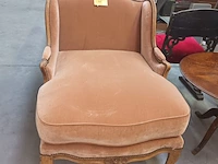 Lot 45 - antieke bergère zetel - afbeelding 5 van  5