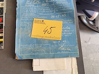Lot 45 - blauwdruk en spoorplannen - afbeelding 1 van  10