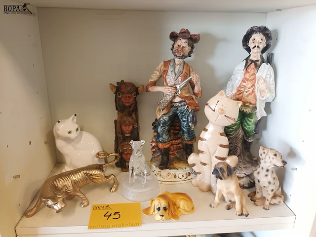 Lot 45 - decoratie. 10 stuks - afbeelding 1 van  6