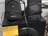 Lot 45 - logitec 4 delig luidsprekersset - afbeelding 1 van  4