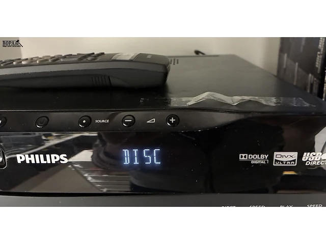 Lot 45 - philips dvd speler en cassettespeler - afbeelding 5 van  11