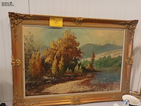 Lot 45 - schilderij op doek - afbeelding 1 van  4