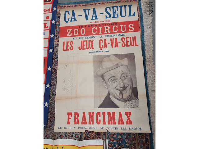 Lot 450 - circus affiches. 3 stuks - afbeelding 2 van  12