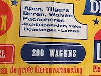 Lot 450 - circus affiches. 3 stuks - afbeelding 7 van  12