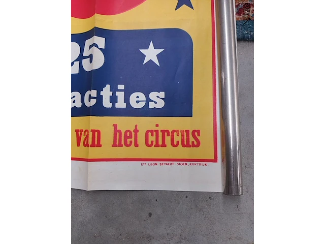 Lot 450 - circus affiches. 3 stuks - afbeelding 8 van  12