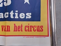 Lot 450 - circus affiches. 3 stuks - afbeelding 8 van  12