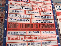 Lot 450 - circus affiches. 3 stuks - afbeelding 9 van  12