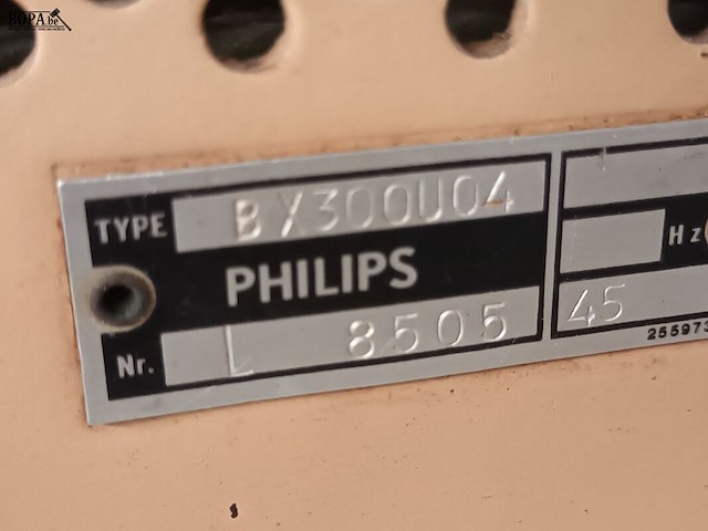 Lot 451 - antiek radio philips - afbeelding 4 van  4