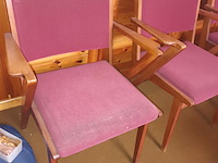 Lot 454 - vintage stoelen. 4 stuks - afbeelding 2 van  6