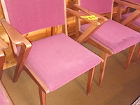 Lot 454 - vintage stoelen. 4 stuks - afbeelding 3 van  6