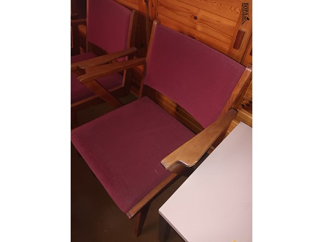 Lot 454 - vintage stoelen. 4 stuks - afbeelding 4 van  6