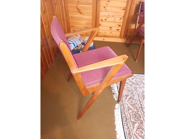 Lot 454 - vintage stoelen. 4 stuks - afbeelding 6 van  6