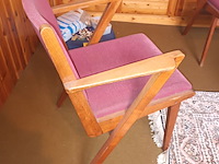 Lot 454 - vintage stoelen. 4 stuks - afbeelding 6 van  6
