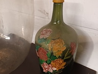 Lot 455 - grote glazen flessen. 5 stuks - afbeelding 2 van  4