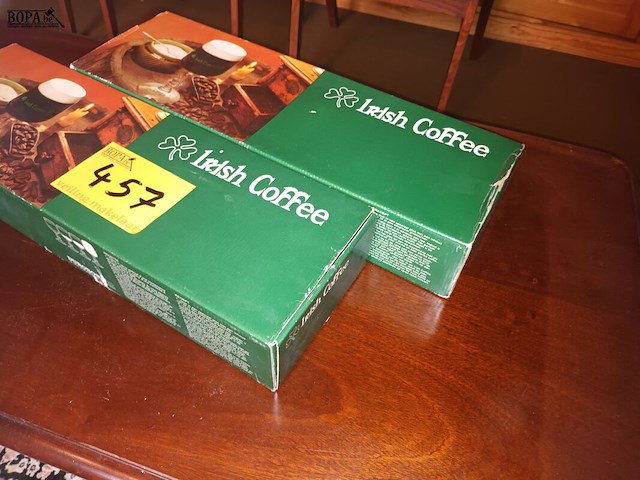 Lot 457 - glazen irish coffee - afbeelding 3 van  3
