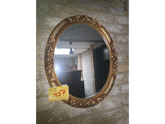 Lot 457 - ronde spiegel - afbeelding 1 van  1