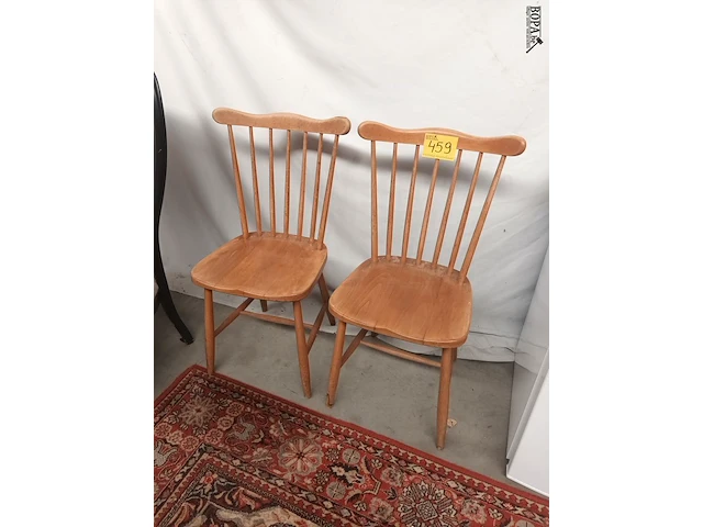 Lot 459 - vintage stoelen. 2 stuks - afbeelding 1 van  3