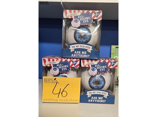 Lot 46 - all seeing eye nieuw 3 stuks - afbeelding 1 van  2