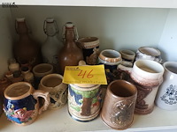 Lot 46 - bierpotten en kruiken. 20 stuks - afbeelding 1 van  4