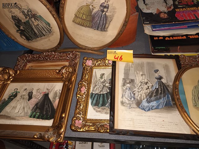 Lot 46 - kaders. 6 stuks - afbeelding 1 van  6