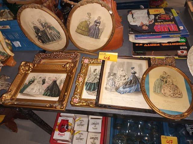 Lot 46 - kaders. 6 stuks - afbeelding 2 van  6